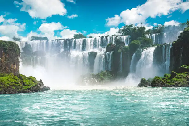 The Amazing waterfalls of Iguazu in Brazil