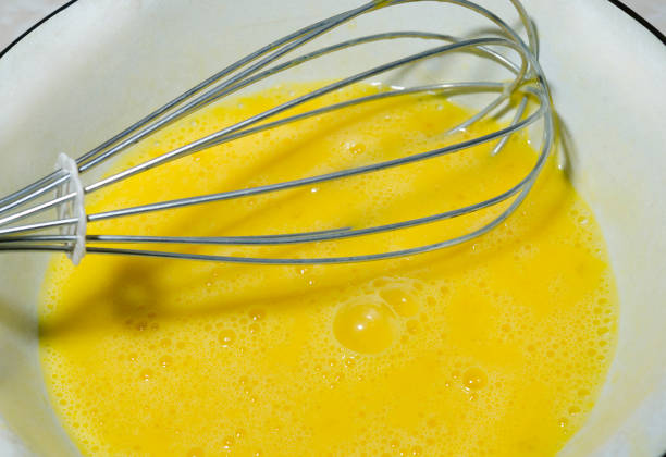 istock whipped egg yolks in an iron bowl 1133849315