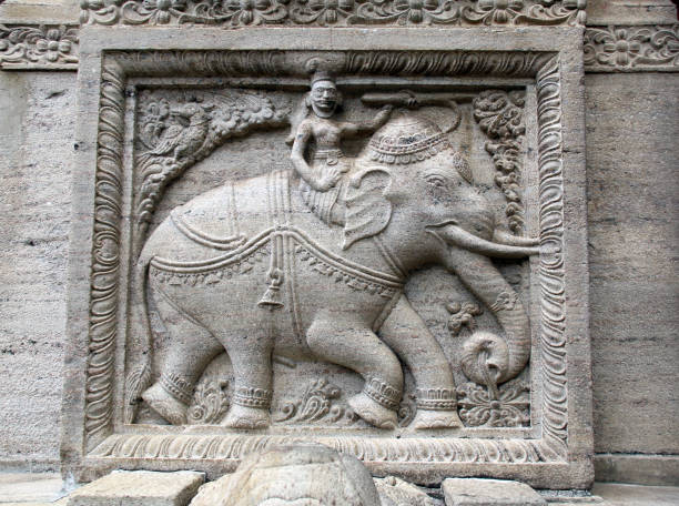 istock Stone bas-relief with elephant on wall of Sri Dalada Maligawa, Kandy, Sri Lanka 1133849367