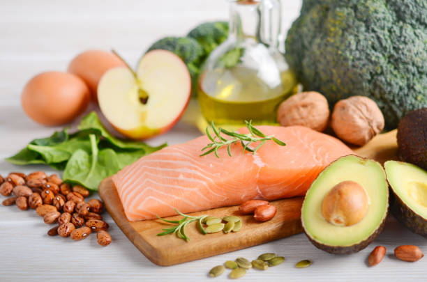 istock Selection of healthy products. Balanced diet concept. 1133857924