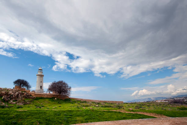 istock Storm due, Paphos lighthouse, Cyprus 1133858479