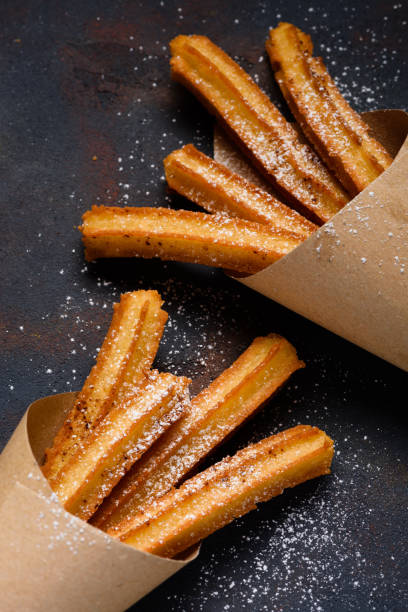 istock Churro in sugar powder 1133859295