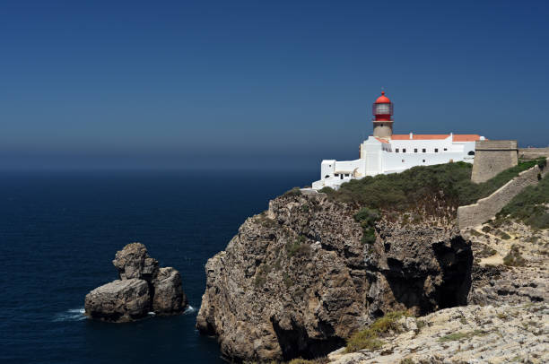 istock Lighthouse on cliff on southwest edge of Europe 1133859915