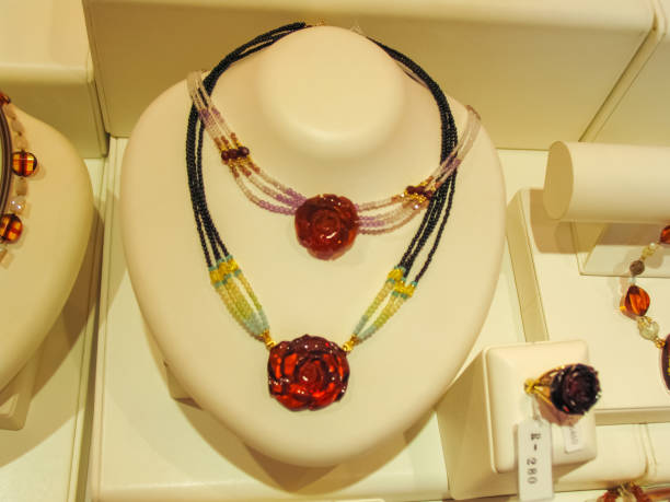 istock Products and jewelry from amber 1133861338
