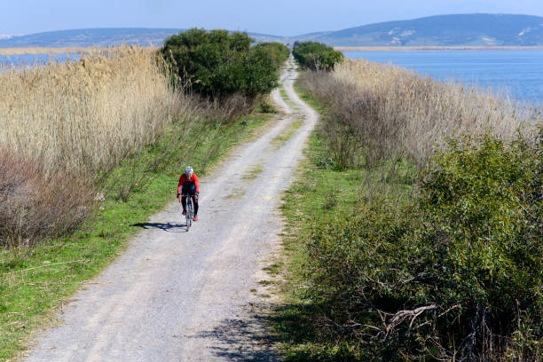 istock Senior man on his bike 1133867365