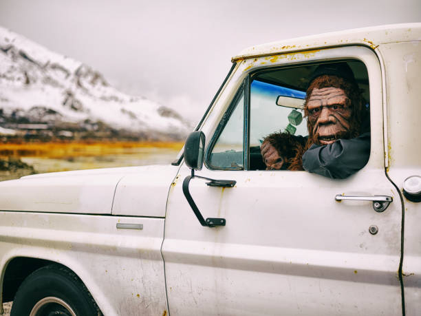 istock Sasquatch Truck Driver 1133870951
