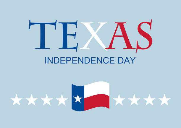 Texas Independence Day vector Texas flag vector illustration. Colored sign Texas vector. March 2, 2019. Important day texas independence day stock illustrations