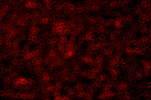 rote blutkörperchen mikroskopisch-roter abstrakter hintergrund - blood cell formation stock-fotos und bilder