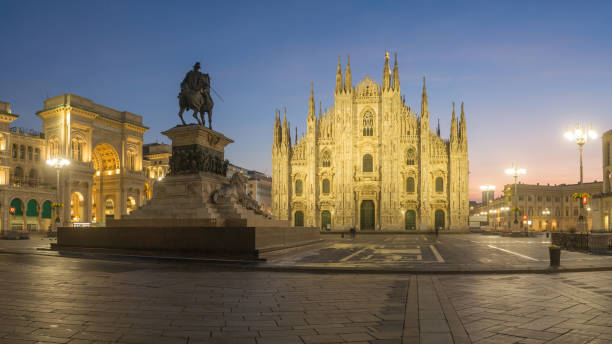 istock Milan - Piazza del Duomo at first sunlight 1133876531