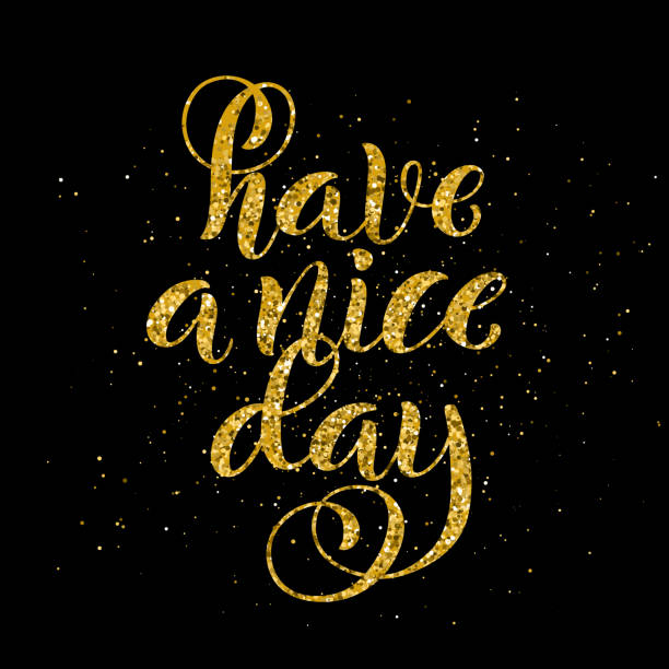 istock Have a nice day. Inspirational phrase. Modern calligraphy quote with handdrawn lettering. Template for print. Vector 1133877500