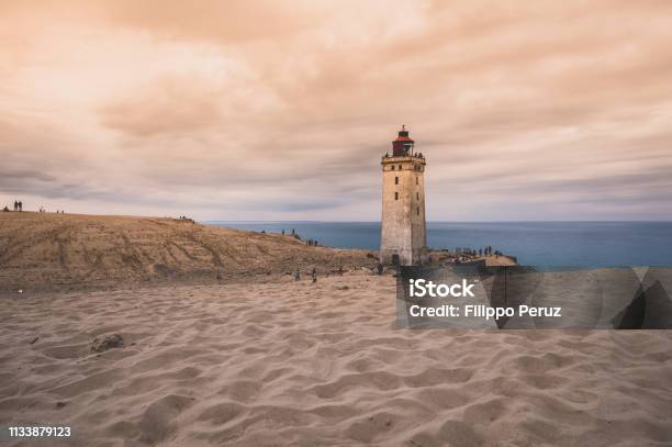 Rubjerg Knude Lighthouse Stock Photo - Download Image Now - Architecture, Beach, Building Exterior