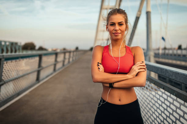 istock She knows she's in excellent shape! 1133879161