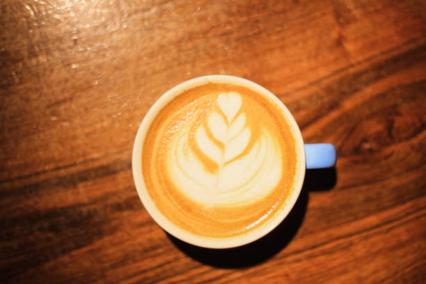 istock Art latte a cup of hot coffee 1133881068