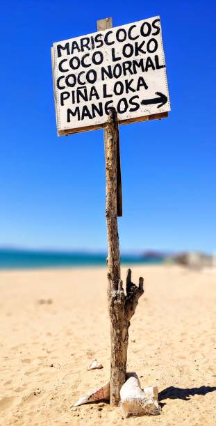 istock Sign in Kino Bay 1133881888