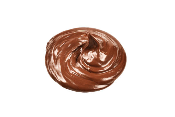 istock Chocolate cream isolated on white background. 1133886353
