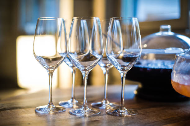 istock Punch and glasses on the table in the restaurant. 1133896054