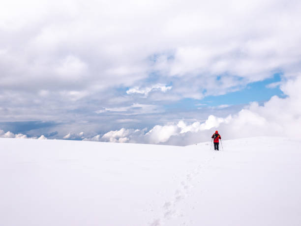 istock Mountain climber is climbing in high altitude mountain 1133896219