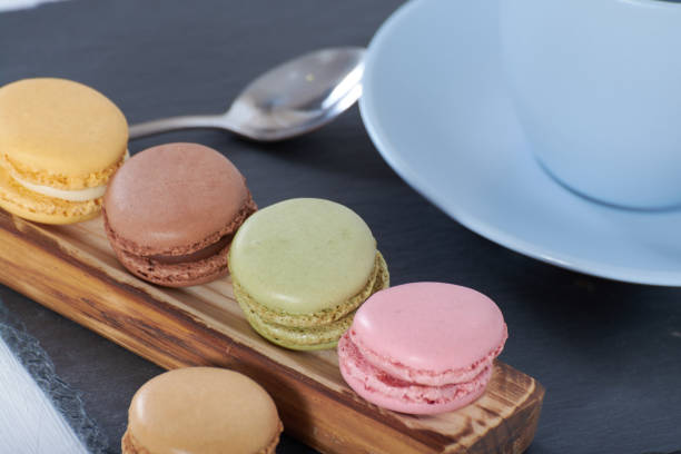 istock breakfast of macarons wooden splint 1133897965