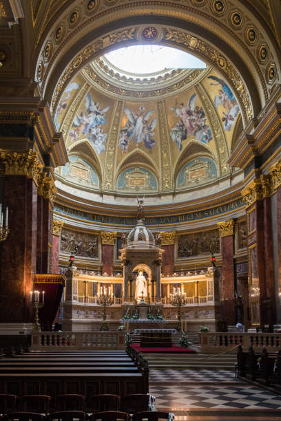 istock St. Stephen's Basilica in Budapest, Hungary at Central Europe 1133910030