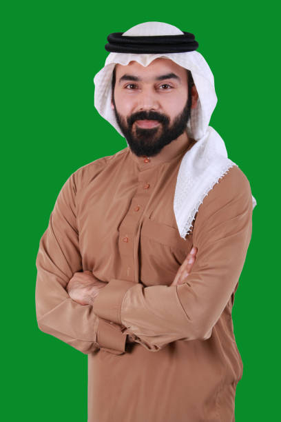 istock Rich Arab Happy Man Standing And Smiling 1133911933