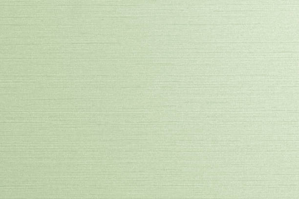 cotton linen woven fabric texture background in light pale lime green color - cotton smooth green plant imagens e fotografias de stock