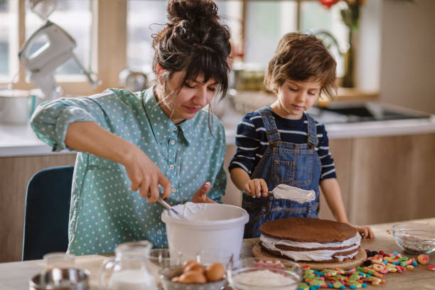 istock Making birthday cake for party 1133919447