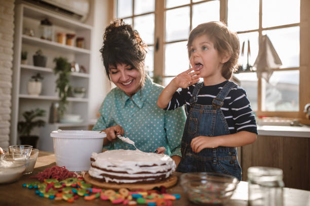 istock Making birthday cake for party 1133919461