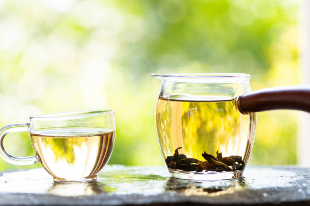 istock Pu'er Tea in Glass 1133921479
