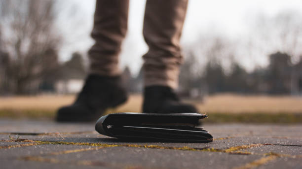 istock Shoes and leather wallet 1133924528