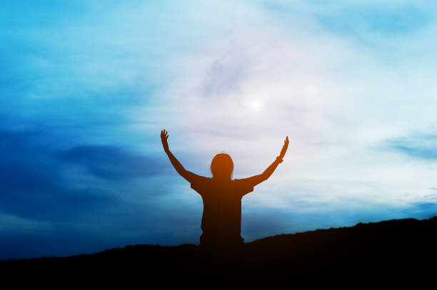 istock Silhouette of team leadership, teamwork and teamwork and delightful silhouette concepts 1133928807