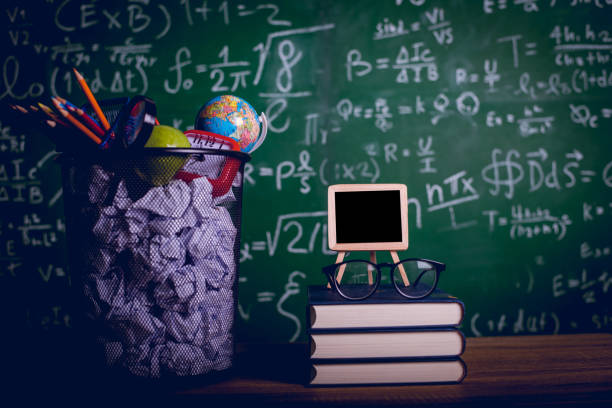 istock Educational equipment, boards and books Education concept With copy space 1133928833