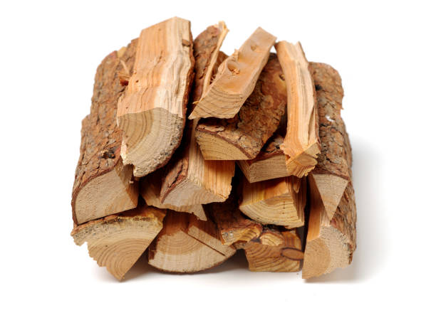 istock Pile of firewood isolated on a white background 1133930568