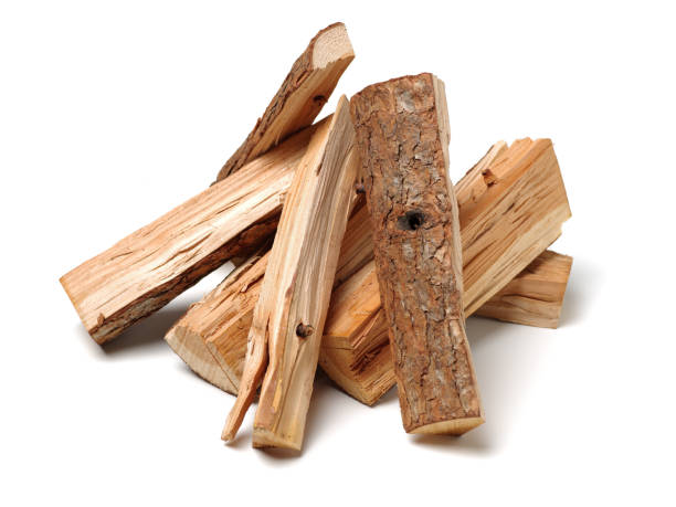 istock Pile of firewood isolated on a white background 1133931911
