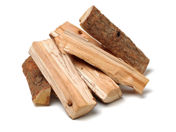 istock Pile of firewood isolated on a white background 1133931940