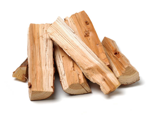 istock Pile of firewood isolated on a white background 1133931955