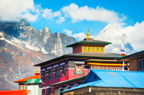 istock Tengboche Monastery in Himalayas, Nepal 1133945100