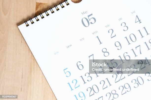 2019 Calendar Stock Photo - Download Image Now - Calendar, Page, 2019