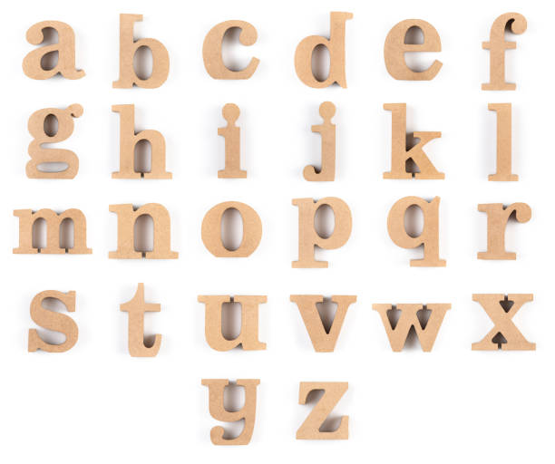 istock Wood English Alphabets Collection 1133955663