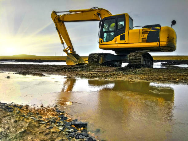 istock Close-up of a construction site excavator 1133966231