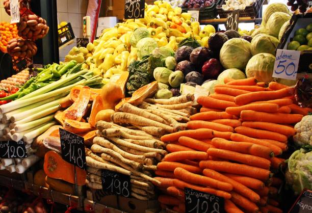 istock Vegetables in a Market of Budapest. 1133966606