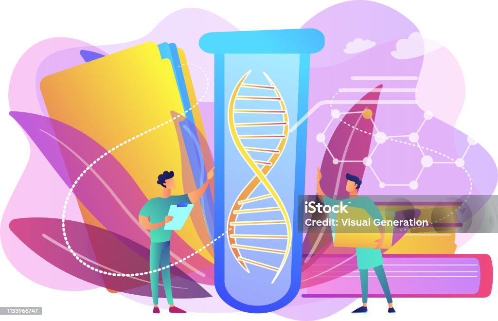 Genetic Testing Graphics Genetic Testing Concept Vector Illustration Stock Illustration ...