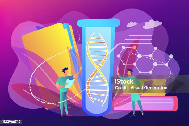 Genetic Testing Graphics Genetic Testing Concept Vector Illustration Stock Illustration ...