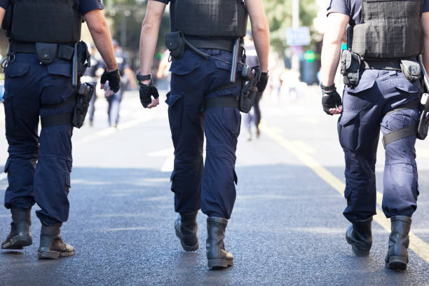 istock Police officers on duty 1133968762