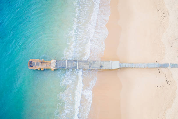 istock OVerhead view pastel sand and ocean  Collaroy Beach 1133969820