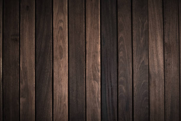istock Wood table floor with natural pattern texture. Empty template  wood board can be used as background. 1133971344