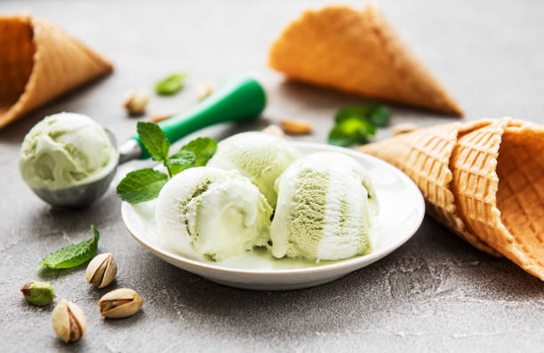 istock pistachio ice cream and mint 1133971353
