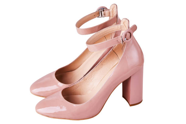 istock High Heel shoes with ankle straps 1133974291