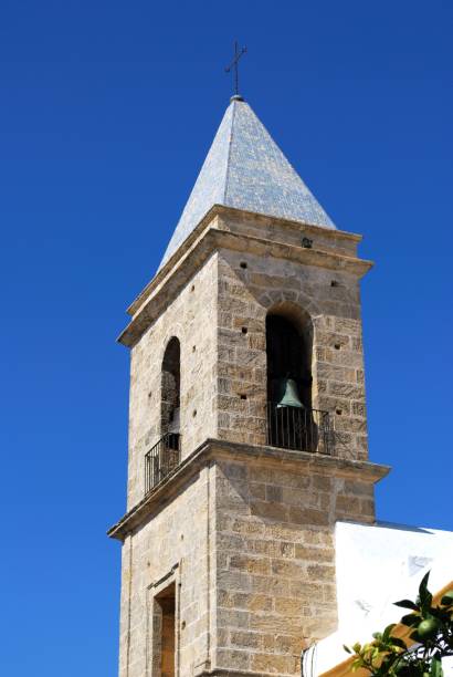 istock Church Tower, Conil de la Frontera, Spain. 1133978226