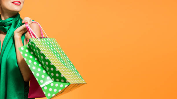 istock Beautiful  shopping woman 1133981245