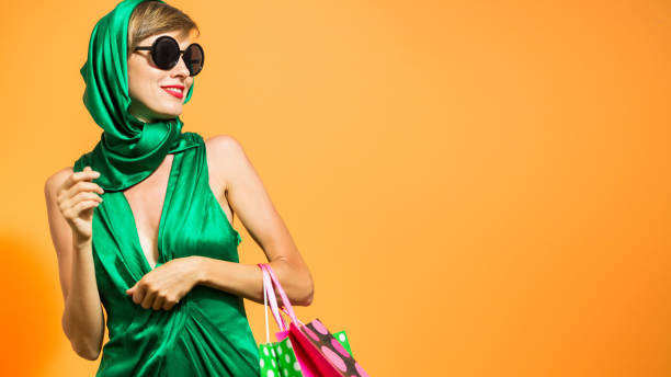 istock Beautiful  shopping woman 1133981309